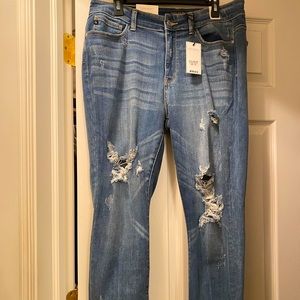 Judy Blue Skinny Fit Distressed Jeans